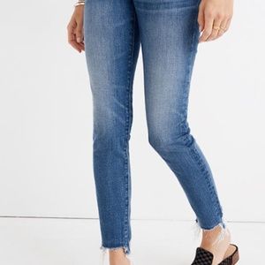 Madewell 9” high-rise skinny crop jeans